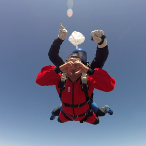 Salto en paracaídas con foto